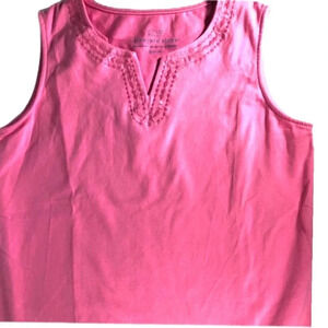 VINEYARD VINES EUC GIRLS PINK TOP SHIRT SUMMER CASUAL TANK TEE TSHIRT SIZE S 7 8